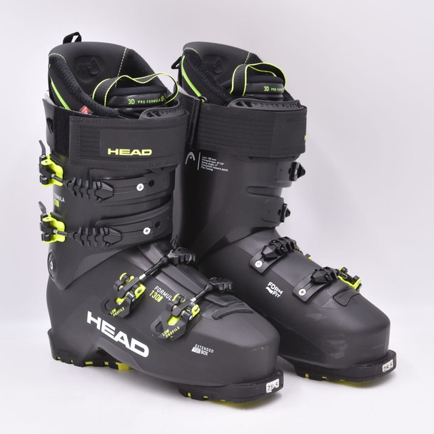 product variation Open Box (Great condition, limited use): HEAD Unisex FORMULA 130 GW BLACK/YELLOW Boots, Size: 285 (602108-285) image