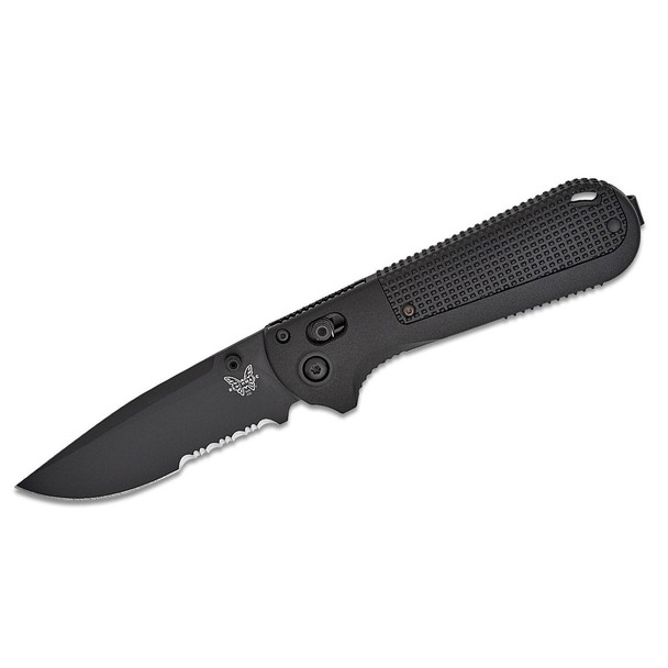 product variation BENCHMADE Redoubt Serrated Drop Point Folding Knife (430SBK-02) image