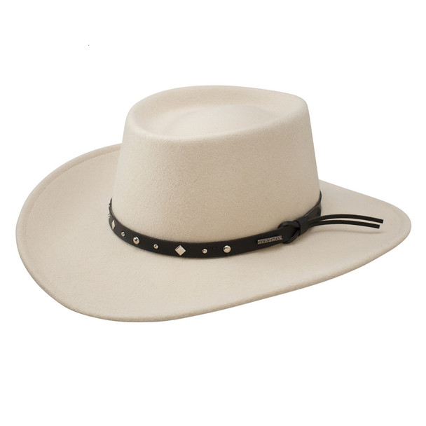 product variation STETSON Unisex Adults Black Hawk Silverbelly Hat (SWBKHK-783261) image