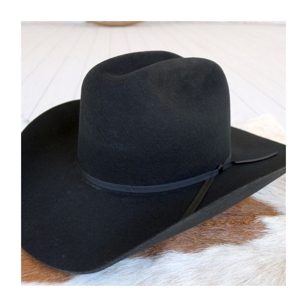 STETSON Unisex Adults Cattleman Black Hat (SWCATT-614007)