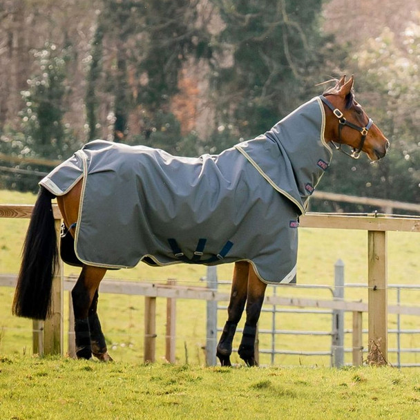 product variation HORSEWARE IRELAND Amigo Bravo 12 Plus Shadow/Navy/Rose 0g Light Turnout (AARP70-JBZ0) image