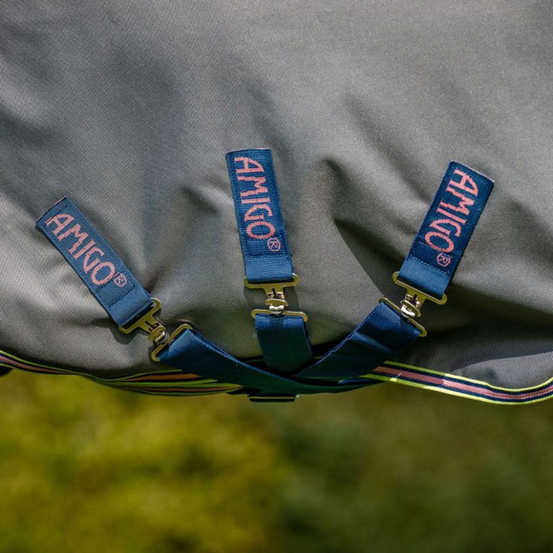 product variation HORSEWARE IRELAND Amigo Bravo 12 Plus Shadow/Navy/Rose 0g Light Turnout (AARP70-JBZ0) image