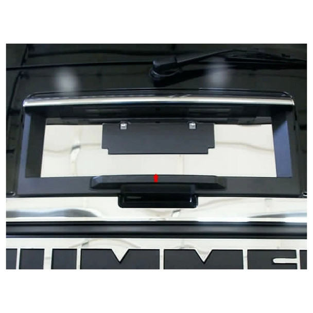 product variation QAA 1-Piece Stainless Steel License Plate Bezel Fits 2003-2009 Hummer H2 (HV43005) image