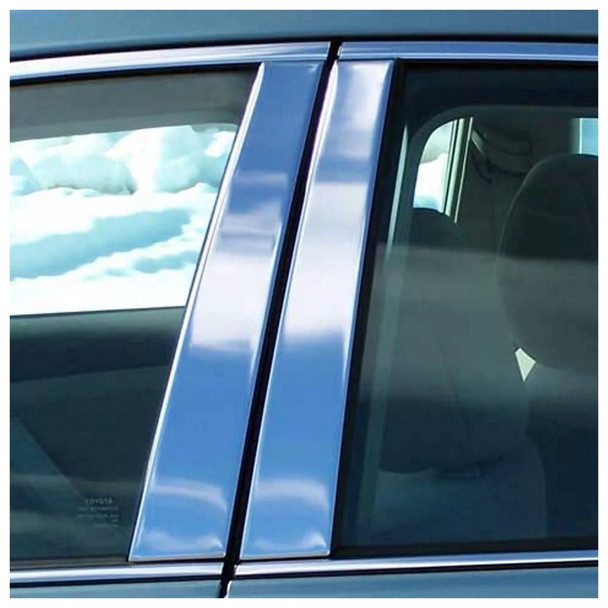 product variation QAA 4-Piece Stainless Steel Pillar Post Trim Fits 2007-2011 Toyota Camry (PP27130) image