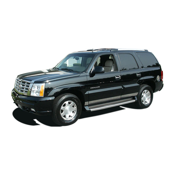 product variation QAA 2-Piece Stainless Steel Rear Window Trim fits Cadillac Escalade 2002-2006 (RW42255) image