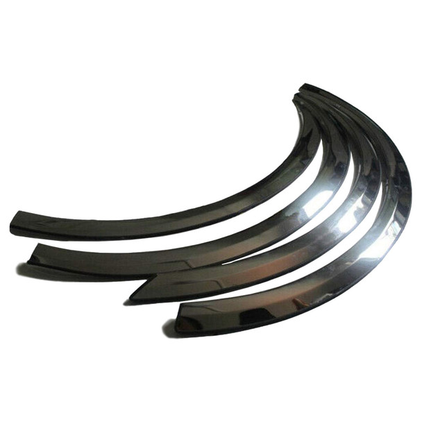 product variation QAA 4-Piece Molded Stainless Steel Wheel Well Fender Trim Molding fits Ford F-150 2004-2014 (WZ44308) image