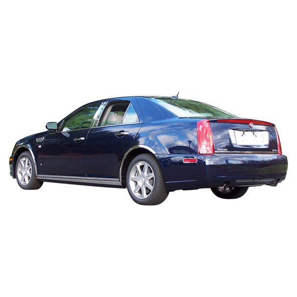 product variation QAA 4-Piece Molded Stainless Steel Wheel Well Fender Trim Molding fits Cadillac STS 2005-2011 (WZ45236) image