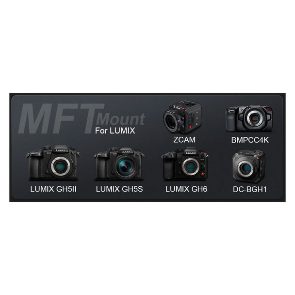 product variation SIRUI Night Walker T1.2 24mm Super35 Frame M4/3 MFT Mount Black Cine Lens (MS24M-B) image