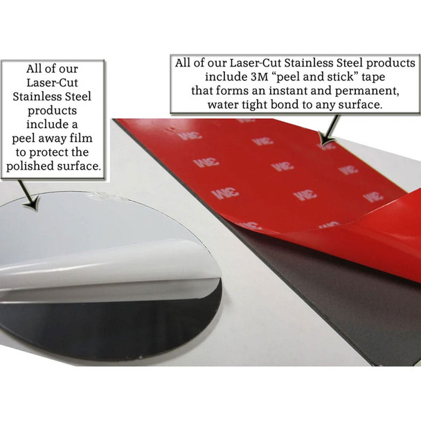 product variation QAA 1 Piece Stainless Steel Gas Door Cover Trim Fits 2009-2015 Toyota Venza (GC29155) image