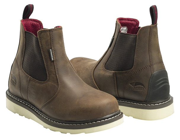product variation AVENGER Mens Wedge Chelsea Mid Soft Toe Waterproof Work Boot image