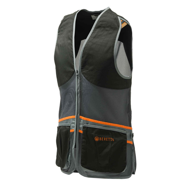 product variation Beretta Full Mesh Shooting Vest in Black/Gray for clay shooting image