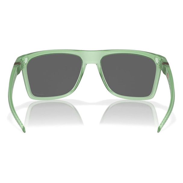 product variation OAKLEY Leffingwell Green Matte Trans Jade Frame/ Prizm Black Lenses Sunglasses (OO9100-1757) image