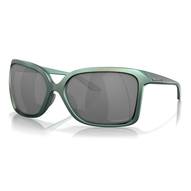 product variation OAKLEY Wildrye Matte Silver Blue Colorshift Frame/ Prizm Black Polarized Lenses Sunglasses (OO9230-0561) image