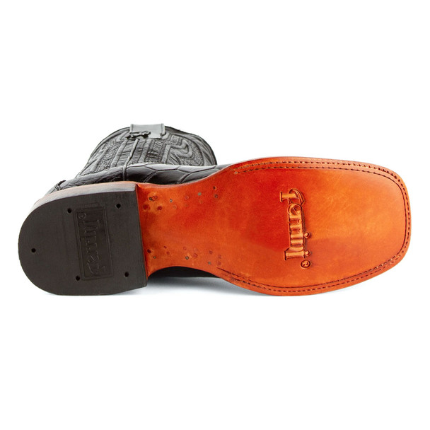 product variation FERRINI Men's American Alligator Stallion Square Toe Black Western Boots (1079304) image