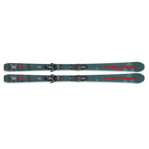 product variation FISCHER RC Fire SLR Pro Skis with Protector 10 GW SLR Brake 80 Bindings (A30323+T41623) image