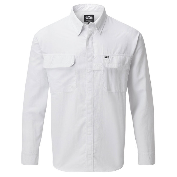 product variation GILL Men's Overton White LS Fishing Shirt (1113WH) image