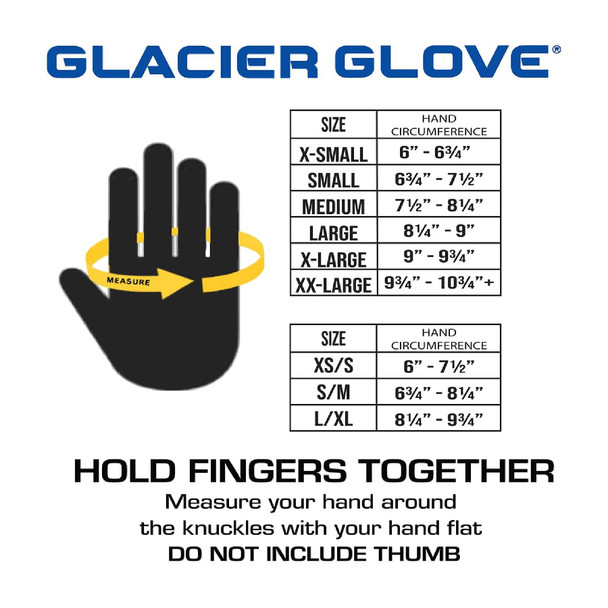 GLACIER GLOVE Kenai Waterproof Cold Weather Gloves (016BK)