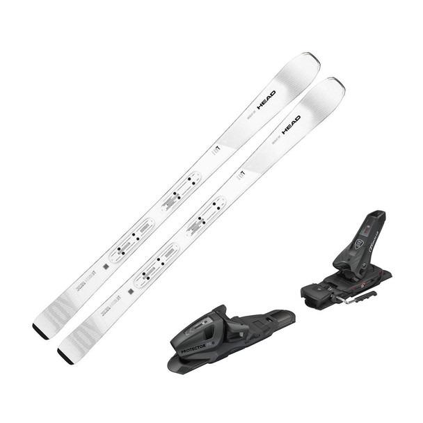 product variation HEAD Women's Absolut Joy Skis with Protector PR 11 GW BR. 85[P] Bindings, White/Black image