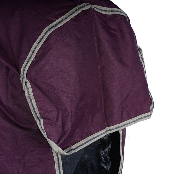 product variation HORSEWARE IRELAND Amigo Hero Ripstop 50g Fig/Silver Turnout Blanket (AAPA91-GFI0) image