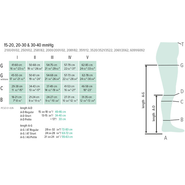 product variation JUZO Dynamic 20-30 mmHg OT Beige Knee Stockings (3511AD) image