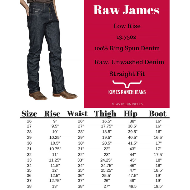 product variation KIMES RANCH Men's Raw James Blue Jeans (RAWJAM-BLU) image
