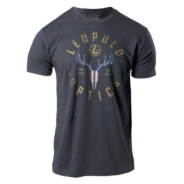 product variation LEUPOLD Men's American Whitetail Charcoal Tee image