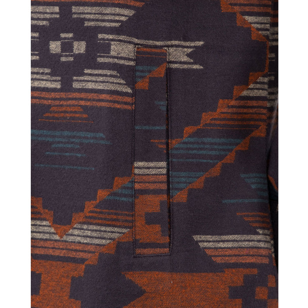 product variation OUTBACK TRADING Women's Macy Warm Adjustable Snapped Casual Navy Shirt Jacket (40255-NVY) image