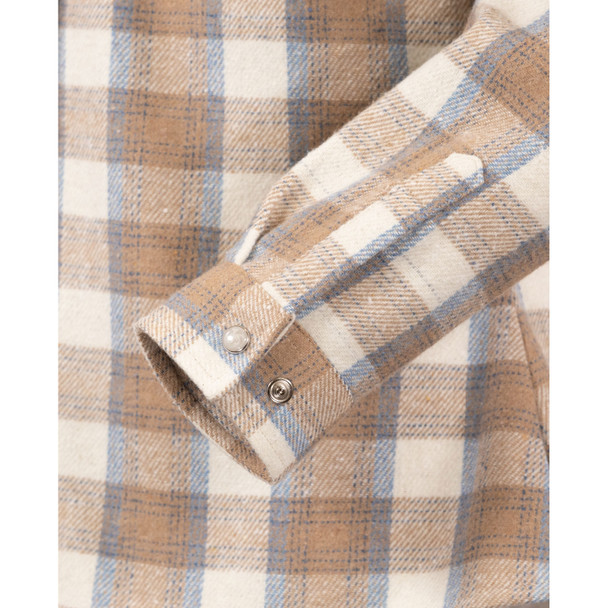 product variation Outback Trading Women's Bree Cotton Snapped Casual Shirt With Adjustable Cuffs (42242-CRM) image