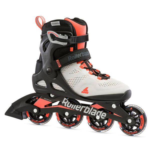 product variation ROLLERBLADE Women's Macroblade 80 Glacier Grey/Coral Fitness Inline Skate (07100700R50) image