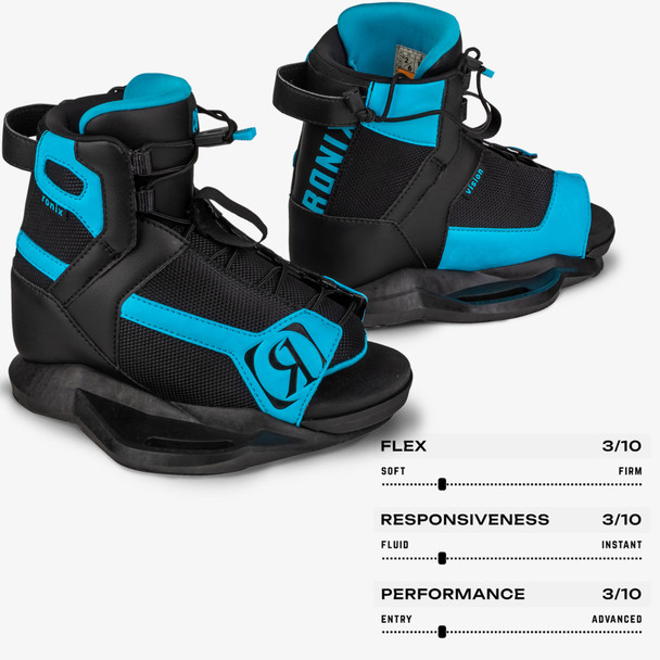 product variation RONIX Boy's Vision Stage 1 Black and Blue Boot image
