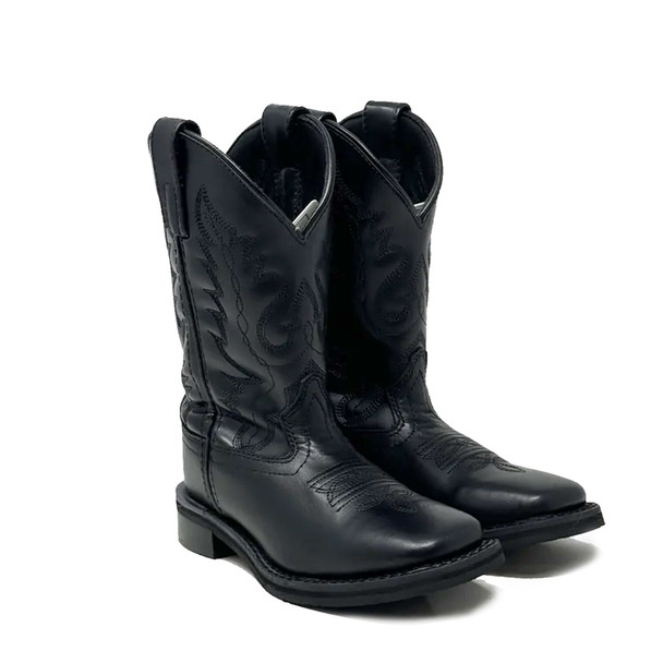 SMOKY MOUNTAIN BOOTS Outlaw Black Western Boot 3756