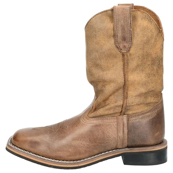 product variation SMOKY MOUNTAIN BOOTS Childrens Boys Waylon Brown Oil Distress/Brown Distress Leather Cowboy Boots (3910C) image