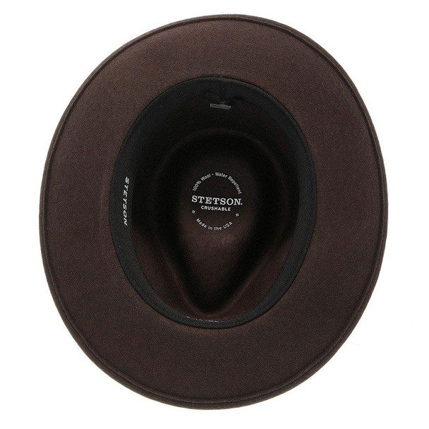 STETSON Cruiser Wool Felt Fedora Hat TWCRUR