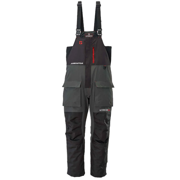 product variation STRIKER ICE Men's Predator Black/Charcoal Fishing Bib (62114) image