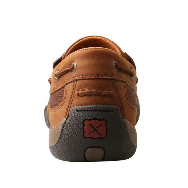 product variation TWISTED X Men's Slip-On Oiled Saddle/Brown Driving Moccasins (MDMS017) image