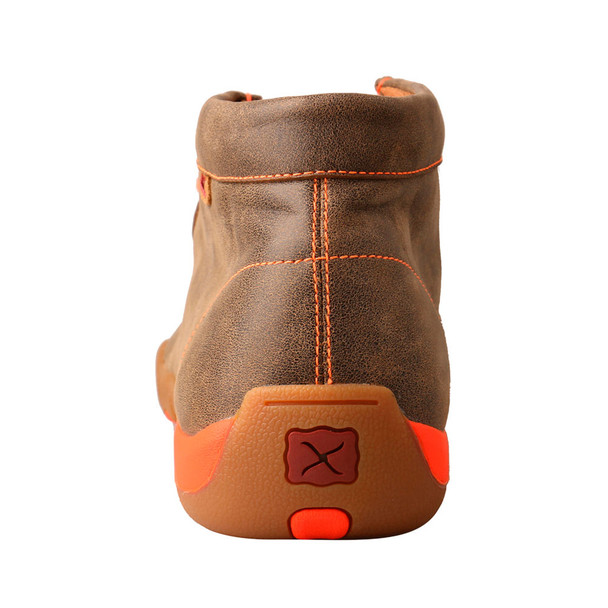 product variation TWISTED X Men's Work Chukka Steel Toe Bomber/Neon Orange Driving Moc (MDMST04) image