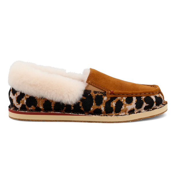 product variation TWISTED X Women's Slip-On Tan and Cheetah Loafer (WCL0015) image