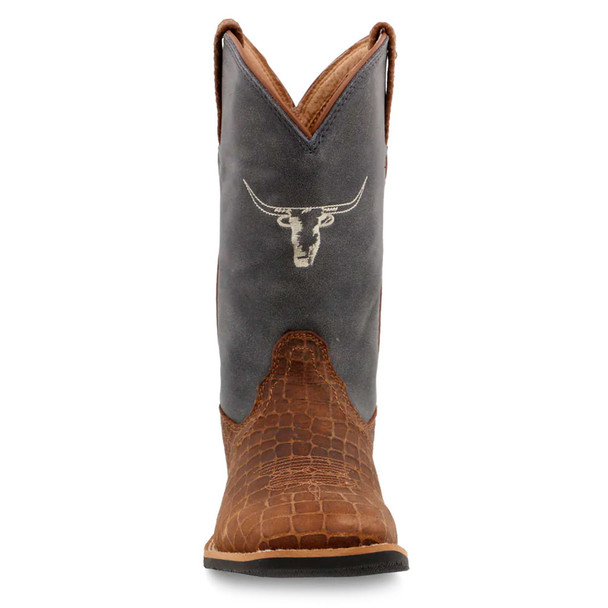 product variation TWISTED X Kid's Top Hand Chocolate and Dusty Blue Boot (YTH0017) image
