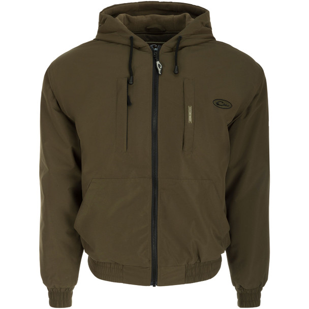 DRAKE Men MST Waterproof Full Zip Hoodie DW2780