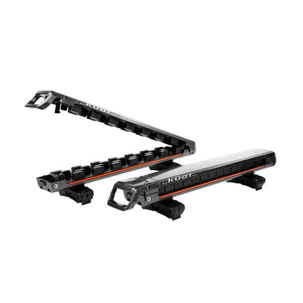 product variation Kuat Grip Sliding Rooftop Ski and Snowboard Carrier Rack GRR Series 4 Skis | Black/Orange image