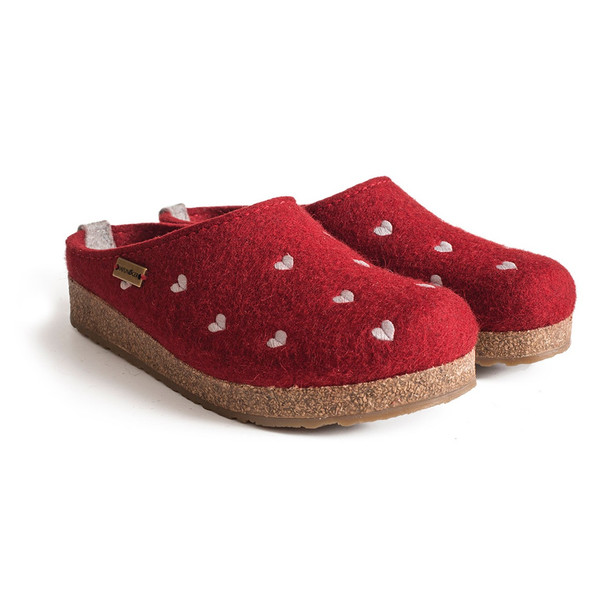 product variation HAFLINGER Cuoricini Red Clogs (741031-211) image