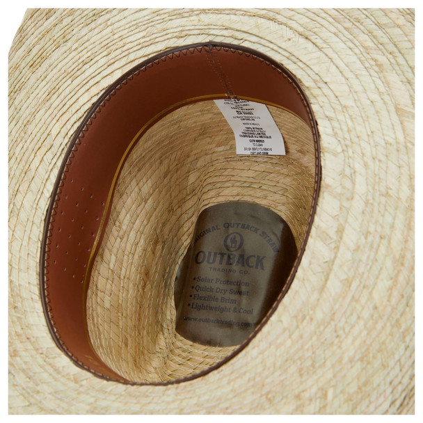 product variation OUTBACK TRADING Eight Seconds Natural Straw Hat (15192-NAT) image