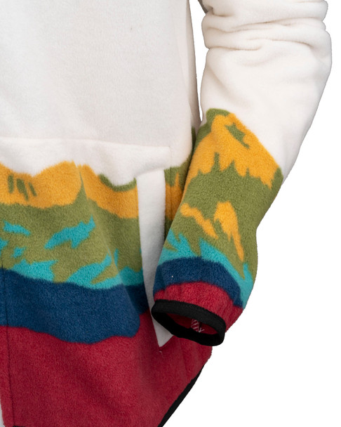 product variation OUTBACK TRADING Kayla Creme Zip Up Shirt (29866-CRM) image