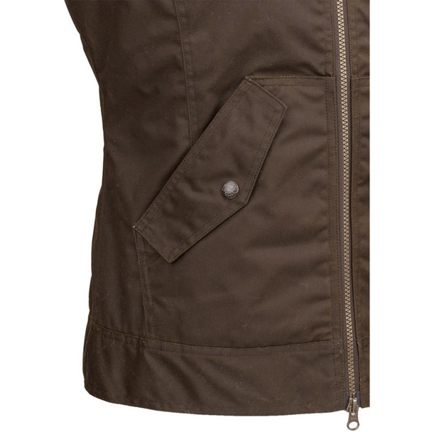product variation OUTBACK TRADING Heidi Bronze Oilskin Vest (29891-BNZ) image