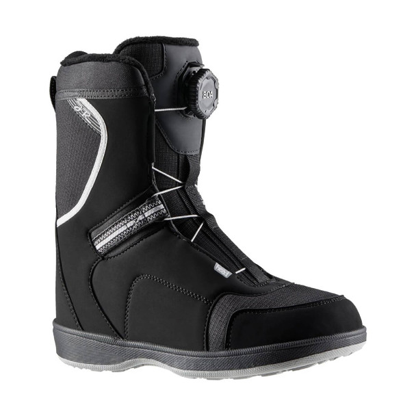 【良品】HEAD JR BOA スノーボードブーツ 22.5 23.5 ブラック HEAD Junior JR BOA Black Snowboard Boots 355313