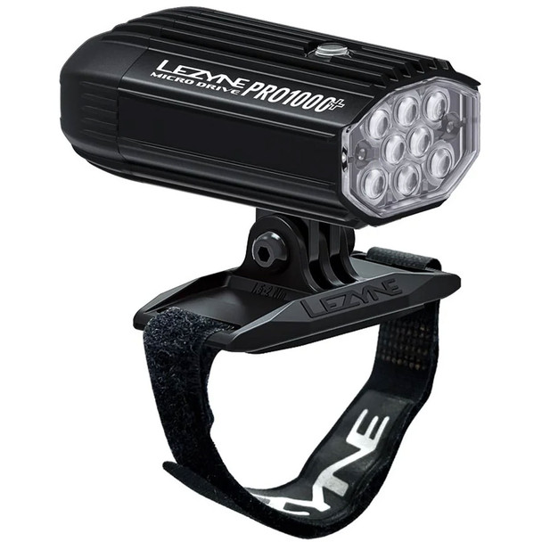 product variation LEZYNE Helmet Micro Drive Pro 1000+ Satin Black Bike Light (1-LED-25H-V337) image
