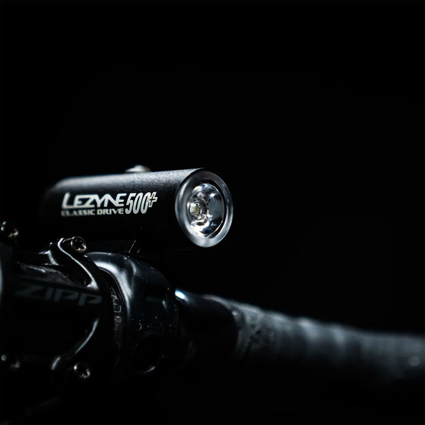 product variation LEZYNE Classic Drive 500+ Front Satin Black Bike Light (1-LED-29-V237) image