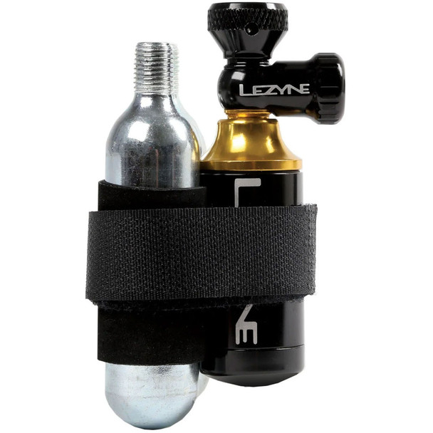 LEZYNE Tubeless Co2 Blaster Black/Gold Tire Repair Kit (1-PK-TBC2-V104)