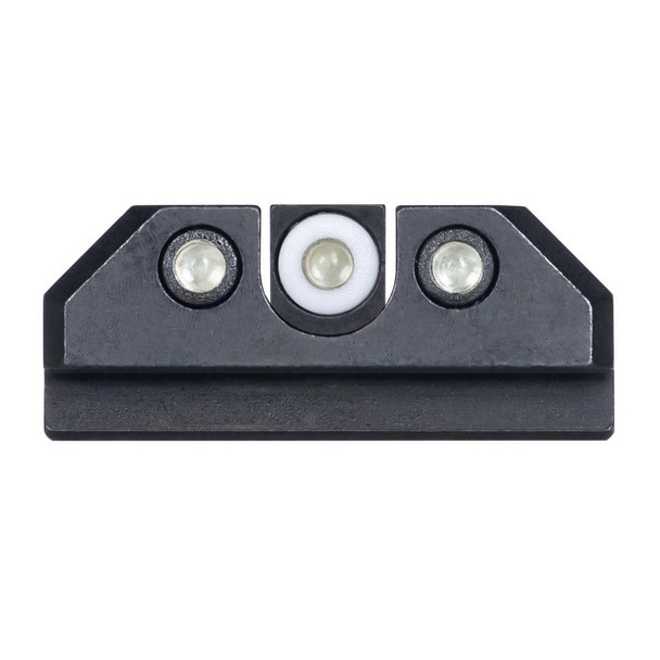 product variation NIGHT FISION White/U Notch Black Tritium Night Sight Set for Taurus G3c/GX4 (TAU-252-007-WGZG) image