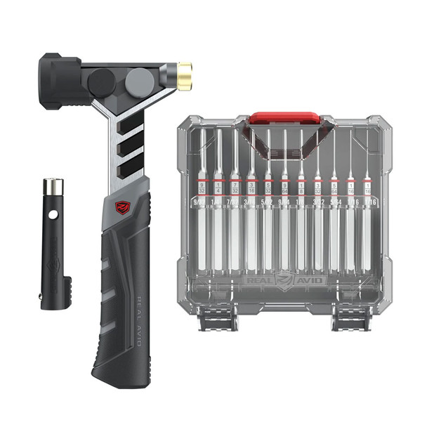 product variation REAL AVID/REVO Armorer's Master Hammer and Accu-Punch Standard Pin Punch Set (AVAMHAPS) image